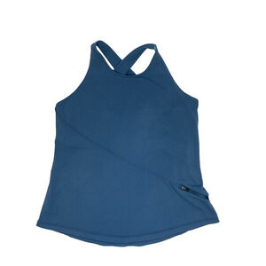 Lululemon Shirt Womens Size 10/12* Retro Casual Gym Athletic Tank Top Zip Pocket